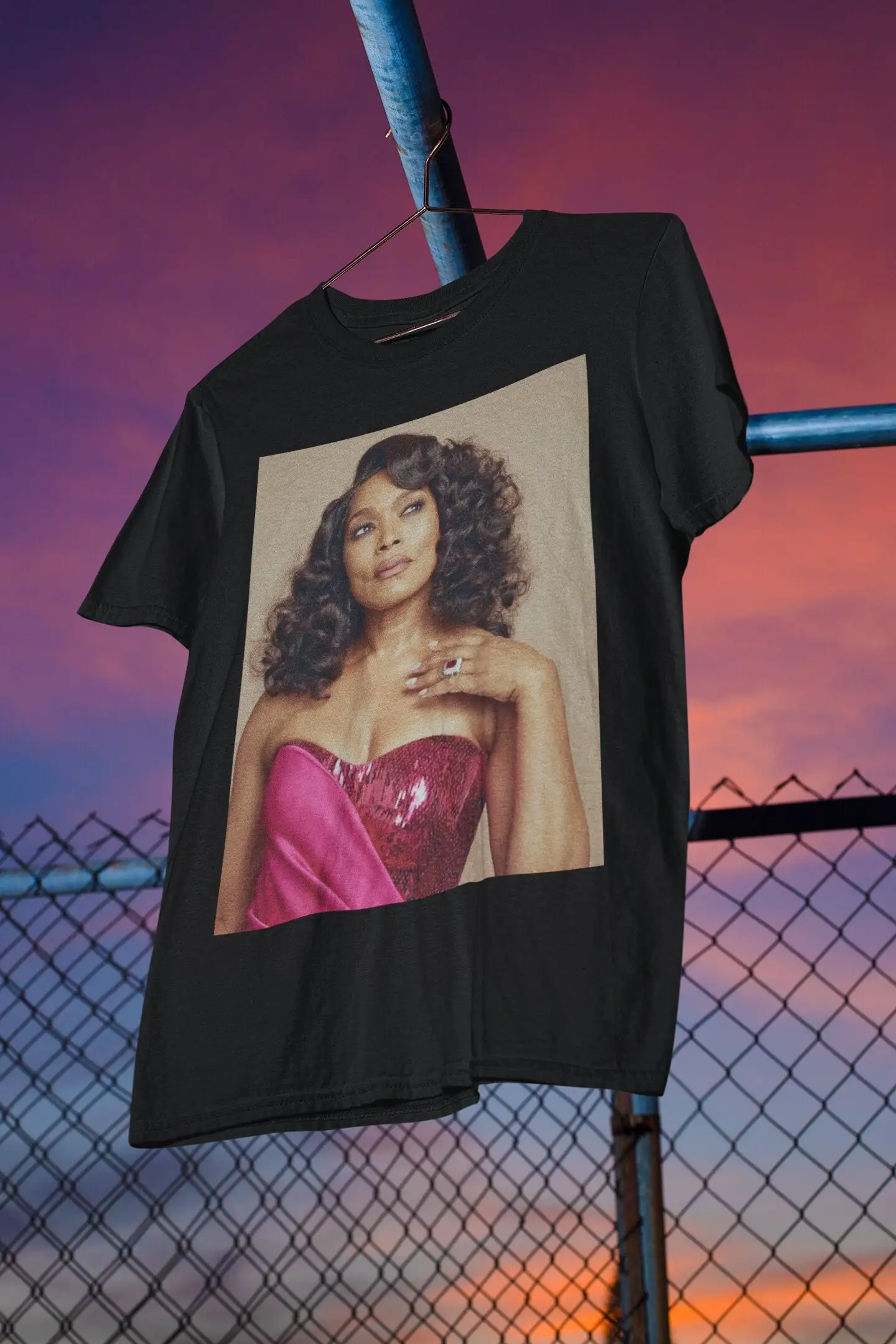 Angela Bassett Heavy Cotton T Shirt