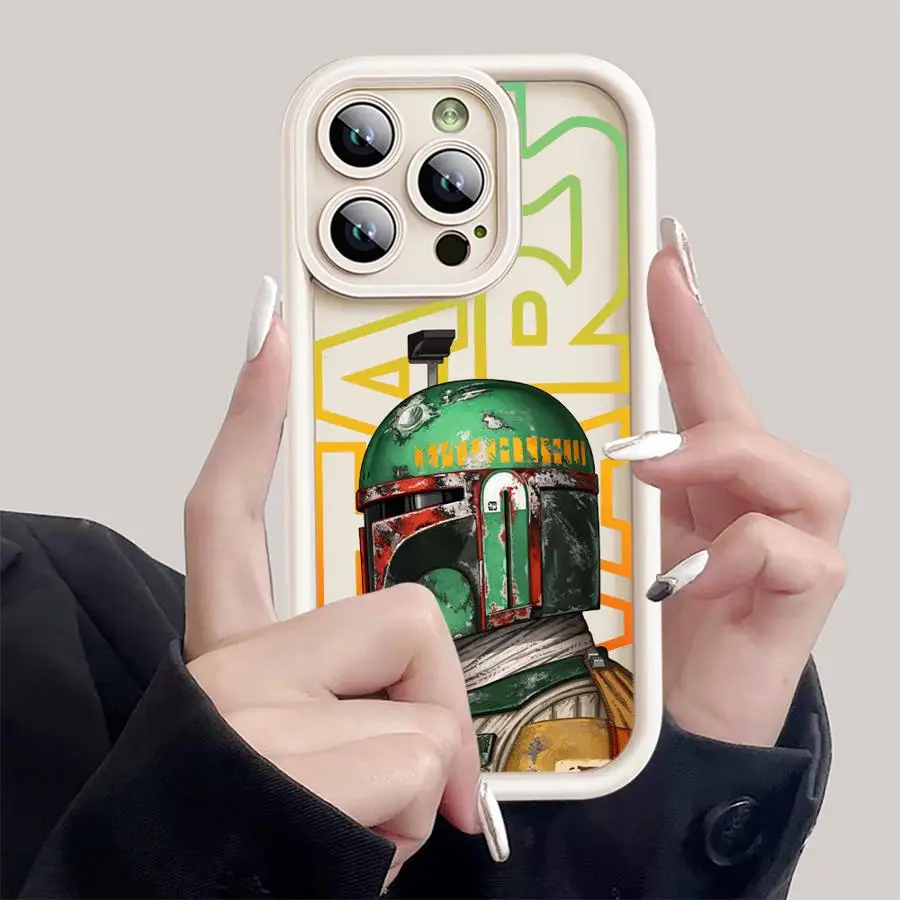 Star Mandalorians W-Wars Phone Case for Apple iPhone 15 16 Pro Max 13 14 Plus 12 11 Pro plus Matte 