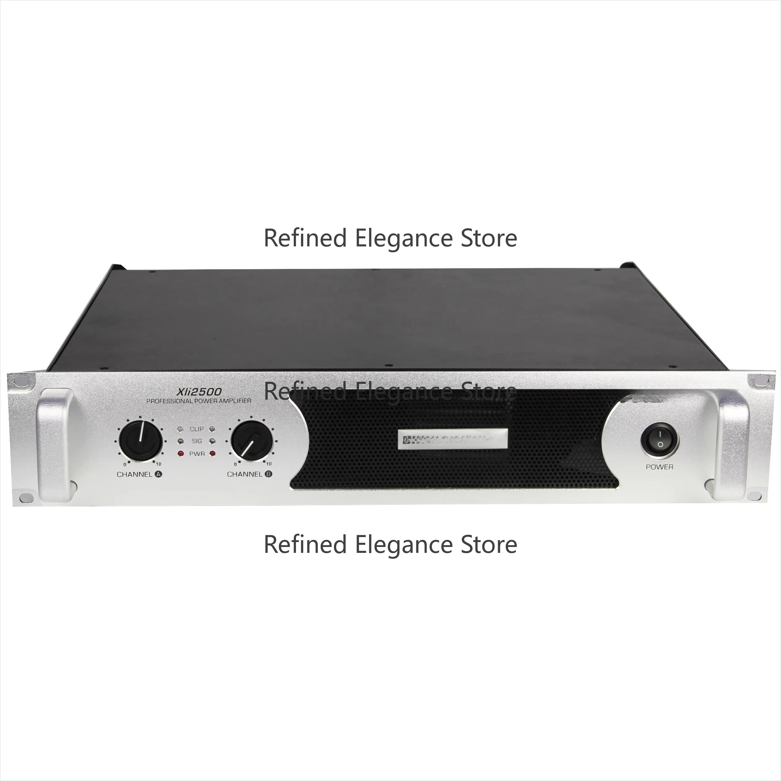 Customizable 2U HiFi Stereo Audio Amplifier for Professional Public Address Systems Wholesale 3.3 2x330W Applications