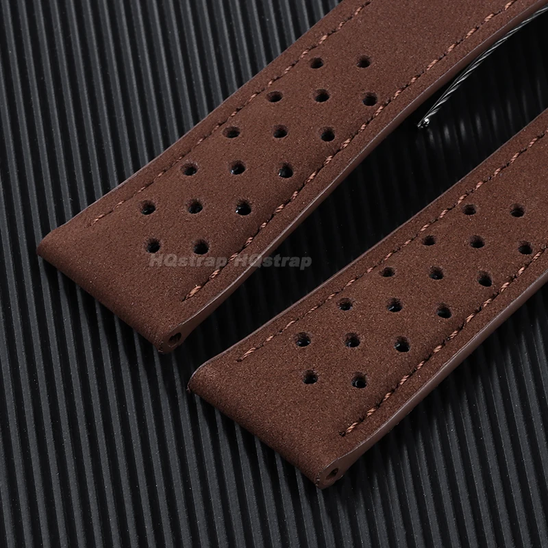Genuine Leather Strap 20mm 22mm 24mm Cow Watch Band for Tag Heuer for Carrera Series Wristband Universal Sport Soft Bracelet