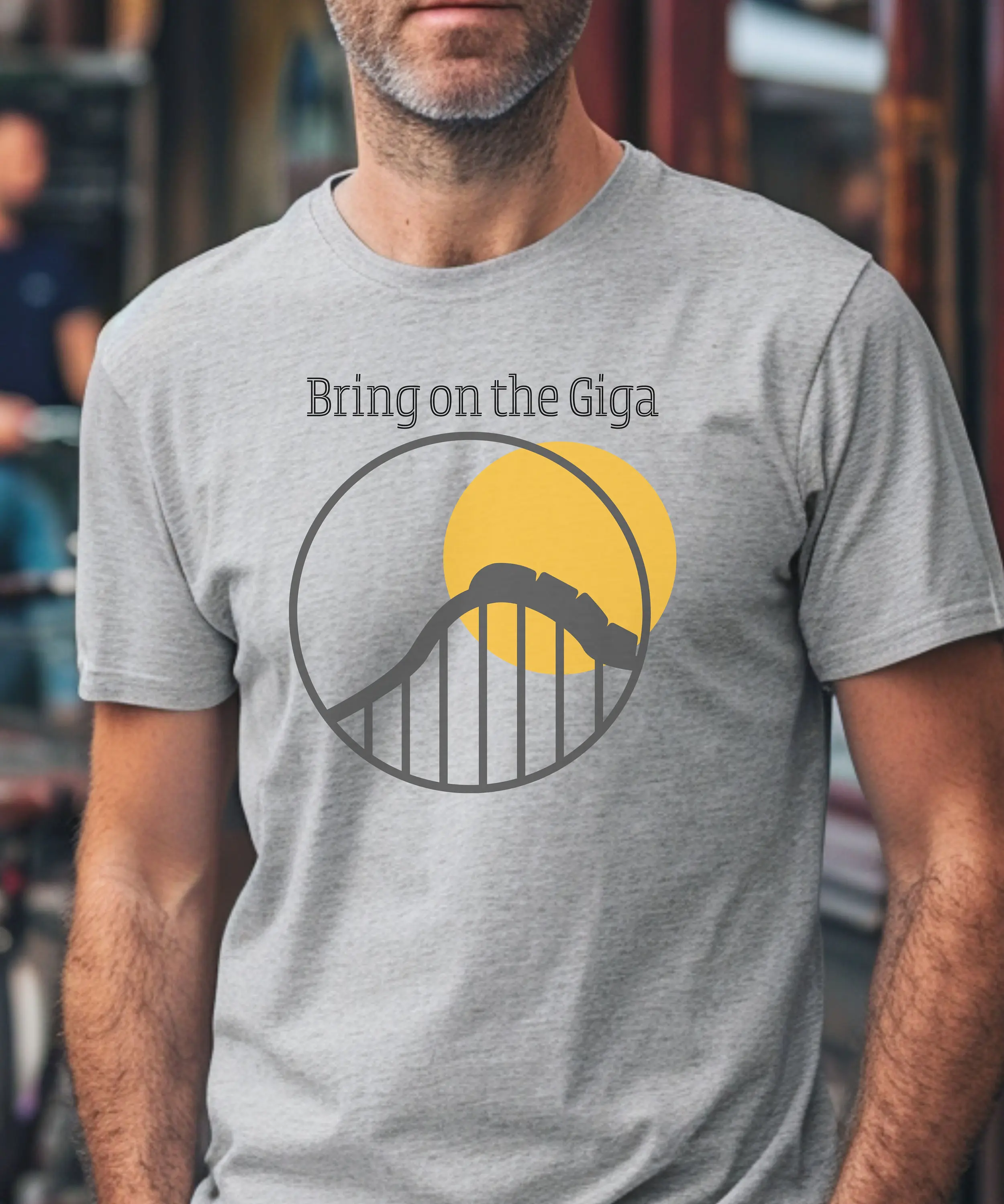 Giga Roller Coaster T-Shirt: Amusement Park Enthusiast Gift High-quality Fashionable Casual and Comfortable Luxury Printed Top