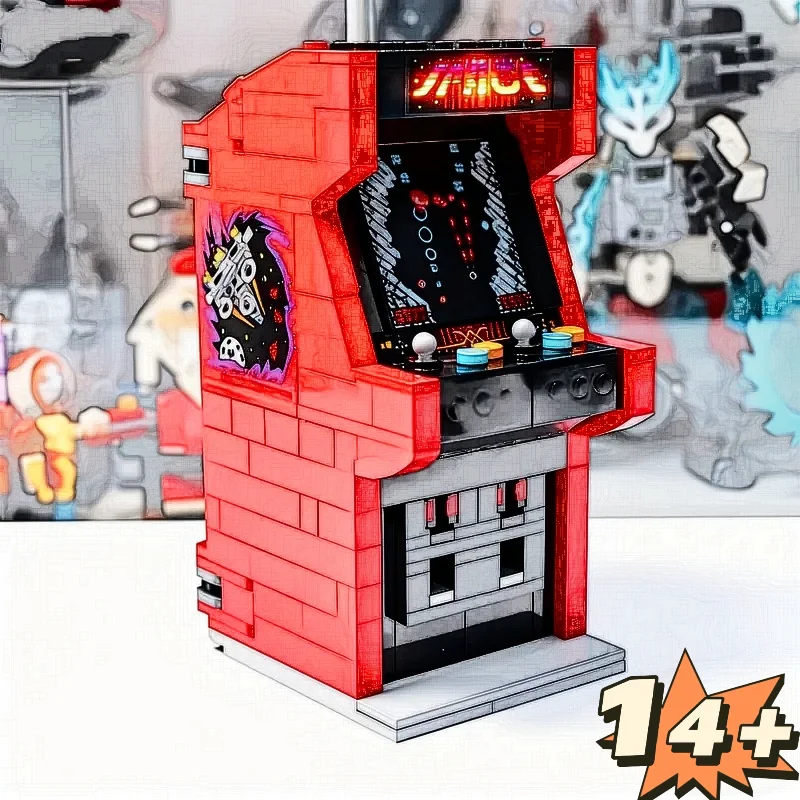 Creative Arcade Game Console Building Blocks 2026 New Best Seller Diy Puzzle Assembly Toy Stylish Leisure Ornament Unique Holida