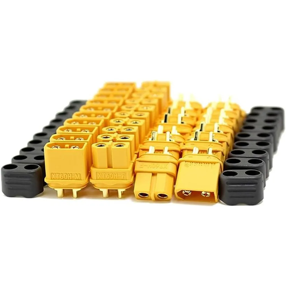

20 Pair XT60H Bullet Connector Plug Upgrade Gold Plated Female Male for RC Parts