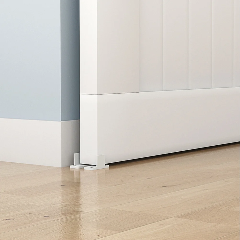 

2 Sets Sliding Door Bottom Guide Prevent Swinging Out Hardwares Doors Man