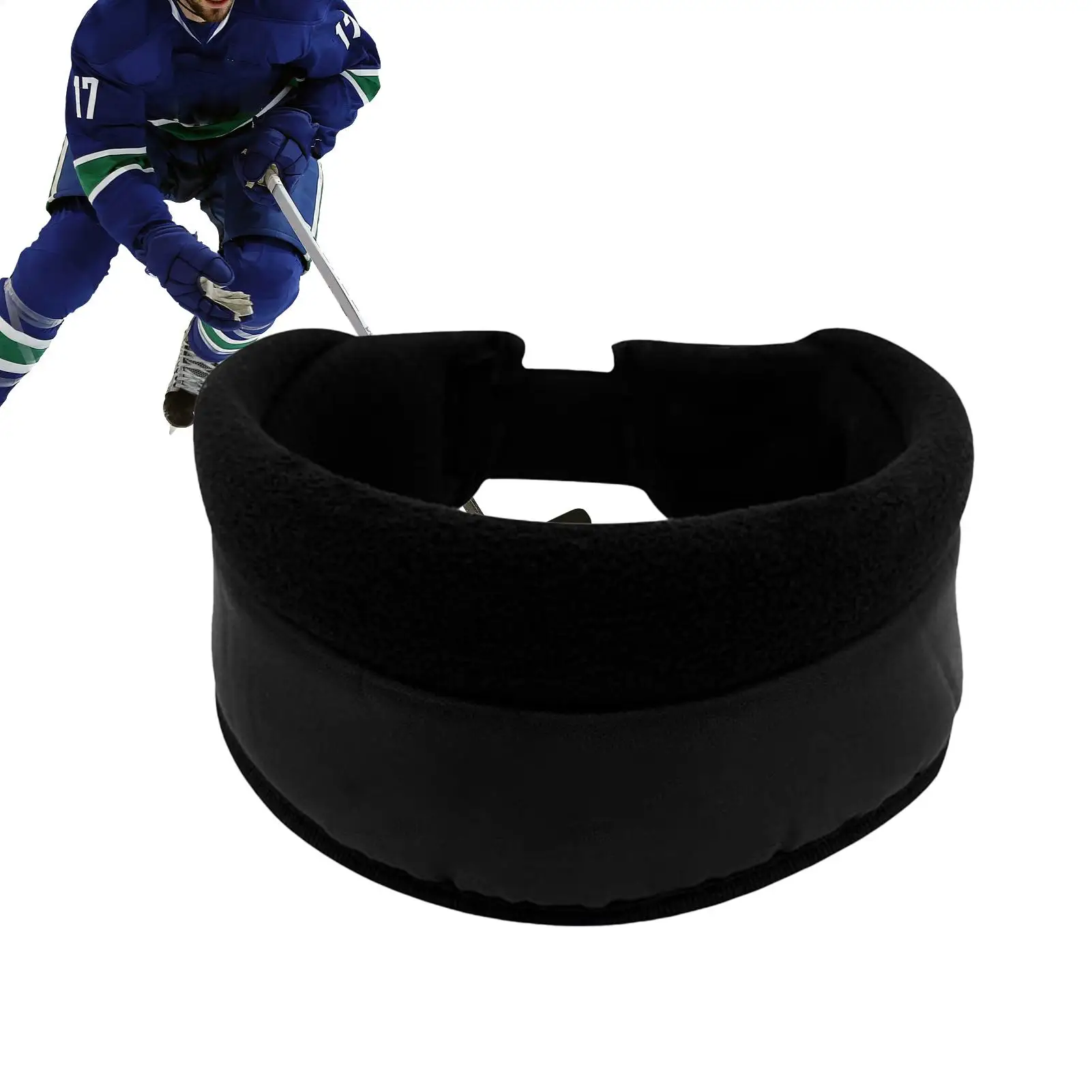 

Ice Hockey Neck Guard Cut Resistant Adjustable Protective Collar, Advanced Safety Equipment for Players & Youth