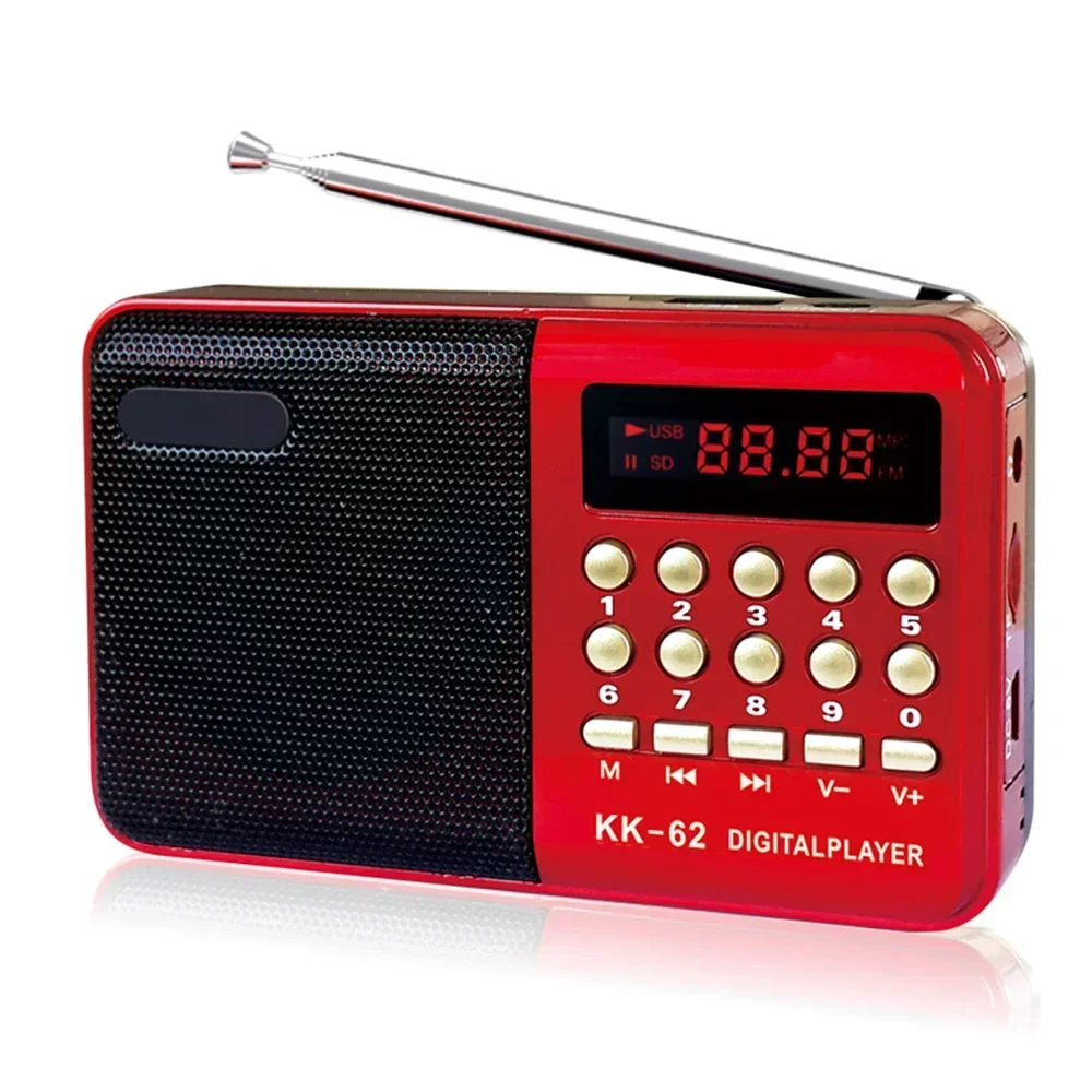 Portable FM Radio K11 Radio Recorder USB Rechargeable Digital FM MP3 Player Speaker Devices רדיו радиоприёмник רדיו קטן נייד