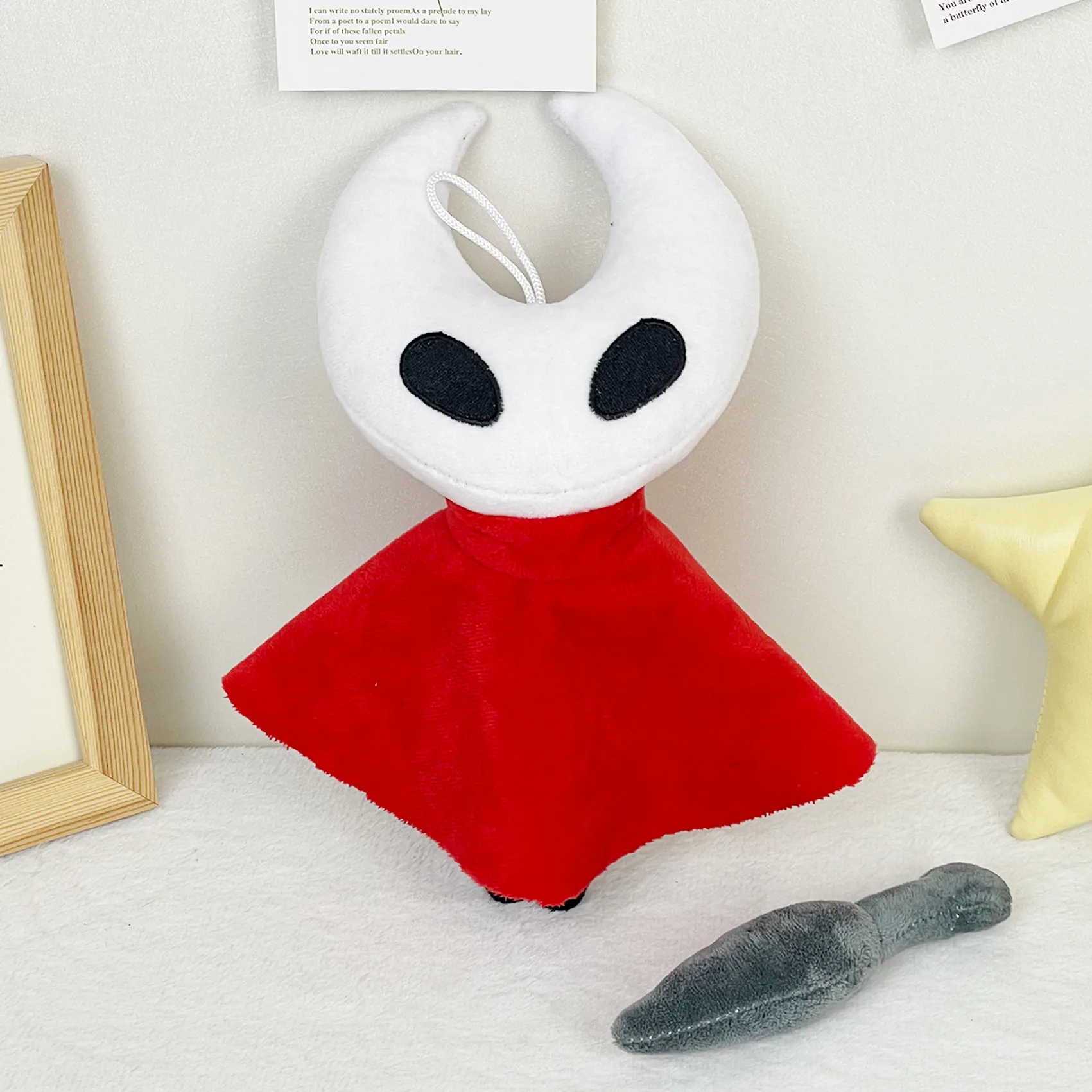 Gioco Hollow Knight Peluche Hollow Knight Peluche Bambole di peluche Gioco di cartoni animati Giocattoli per bambini Ventole Regalo Decorazione da scrivania per feste
