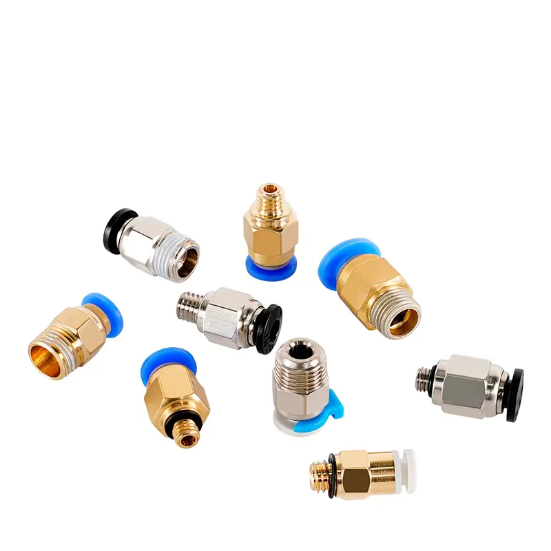 Złączki pneumatyczne do drukarek 3D, szybkozłączki Bowdena, łączniki do rur 1,75/3 mm, złączki PC4 M6 M10, rurki PTFE 2/4 mm — zdjęcie produktu 6