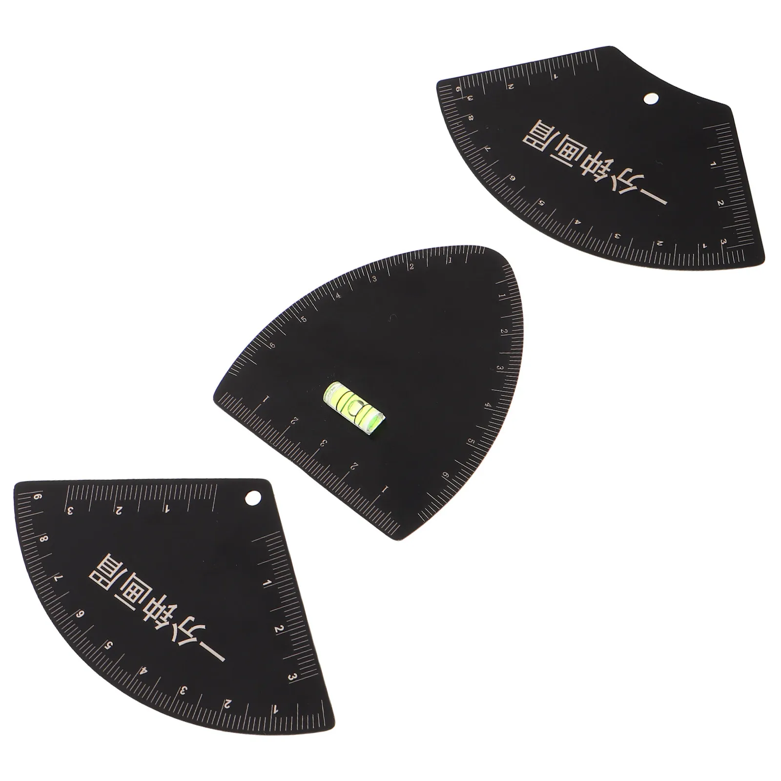 3Pcs Eyebrow Shaping Tool Kit Measuring Ruler Reusable Brow Stencils V Fan Half Fan Shapes Precision Mapping Symmetry Guide