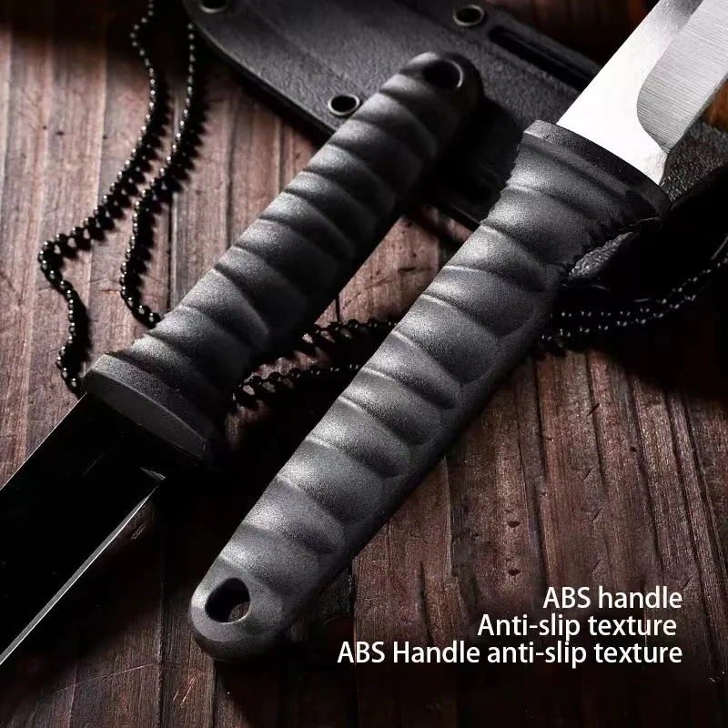 Outdoor Pocket Knife - Portable Camping Knife with Sheath, Ideal for Barbecue, Survival, and Everyday Use view 2