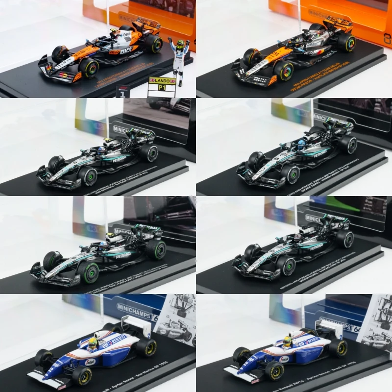MINICHAMPS 1:64 2025 W16E G.RUSSELL KIMI  MCL39 NORRIS PIASTRI WILLIAMS FW16 SENNA Diecast Model Car