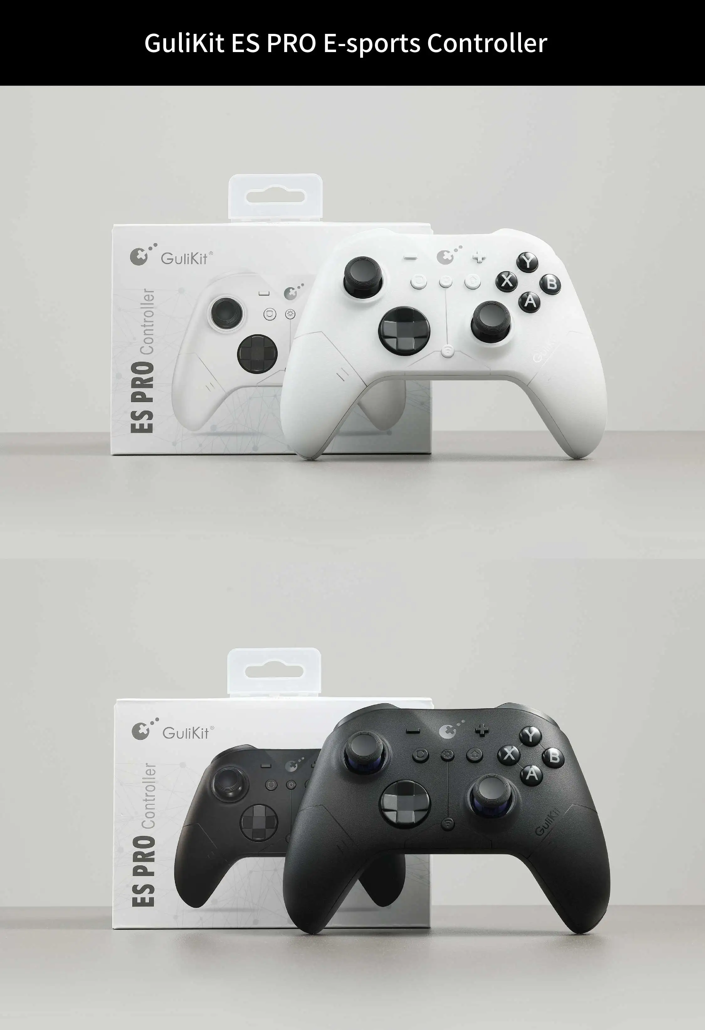  GuliKit ES Pro E-Sports Bluetooth-Spielcontroller, Kabelloser Gamepad mit TMR-Joystick für NS Nintendo Switch 2 PC Windows Android – Detail 26