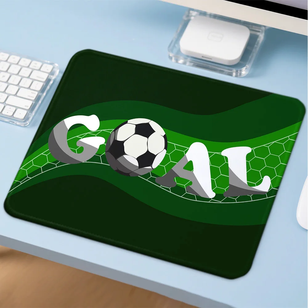 Mosepad Green Football Computer Mat Desk Accessories Pc Gamer  Mousepad Company Game Mats Mouse Anime Mause Table Decoration