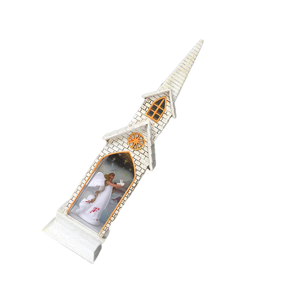 

1pc Luminous Christmas Design Festive Xmas Wind Lamp Light Decor For Party Home Church Xmas Wind Lamp Ornament