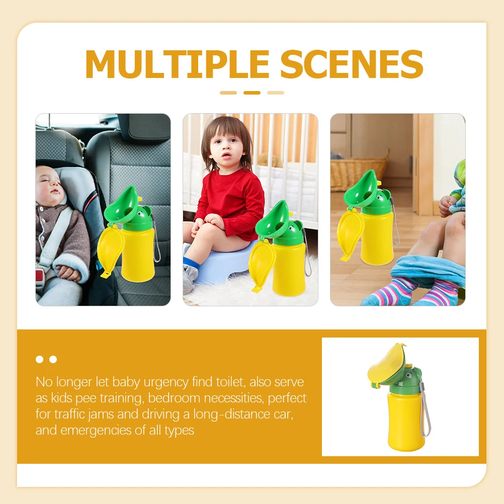 قعادة السيارة المحمولة للأطفال الصغار والأطفال، زجاجة مبولة للسفر سهلة الحمل للأولاد والبنات للاستخدام في حالات الطوارئ في الهواء الطلق للأطفال حديثي الولادة #6