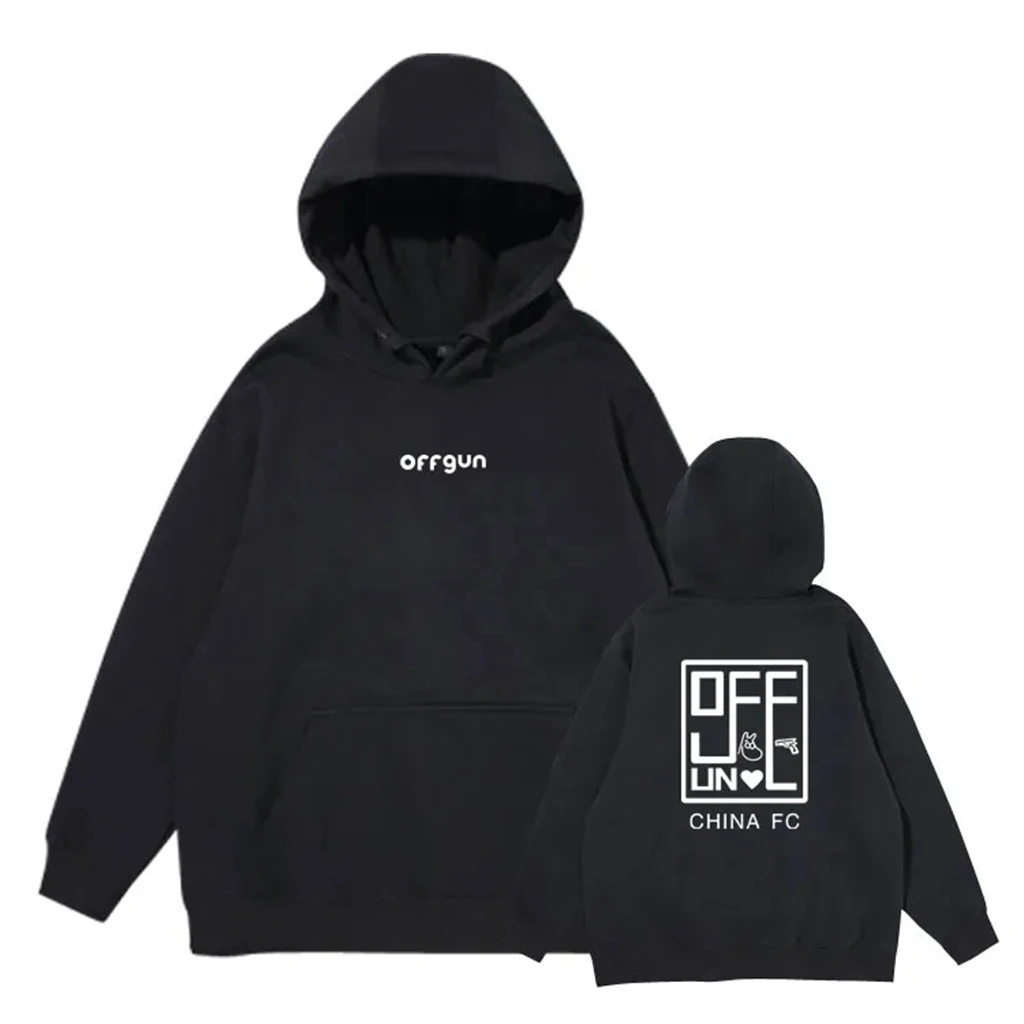 kpop ins offgun ZIPPER Space china fc Print Hoodie Women Men Autumn Sweatshirt pullover Hoody Kpop Clothes For Youth Fans