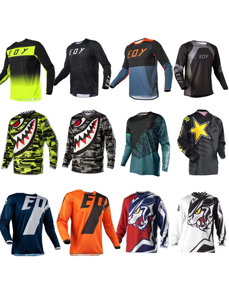 Motocross Bicycle Shirt MTB Downhill EOYFox jersey enduro cycling mountain DH maillot ciclismo hombre motorcycle cycling jersey