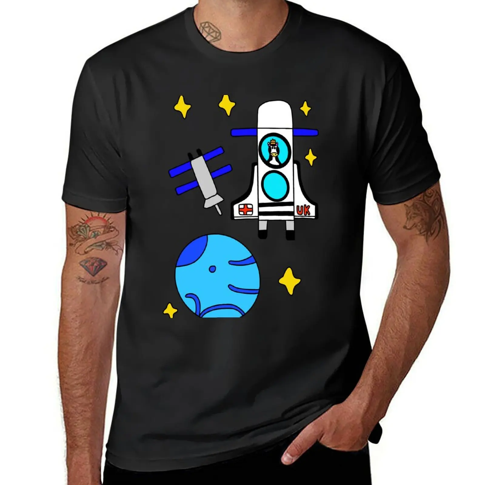 Space Cow Uranus T-Shirt new edition anime mens clothes