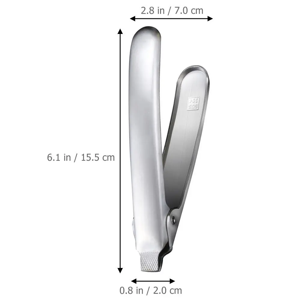 Stainless Steel Clam Opener – Anti-Slip, Wear-Resistant Spring Clamp for Easy Shellfish Opening