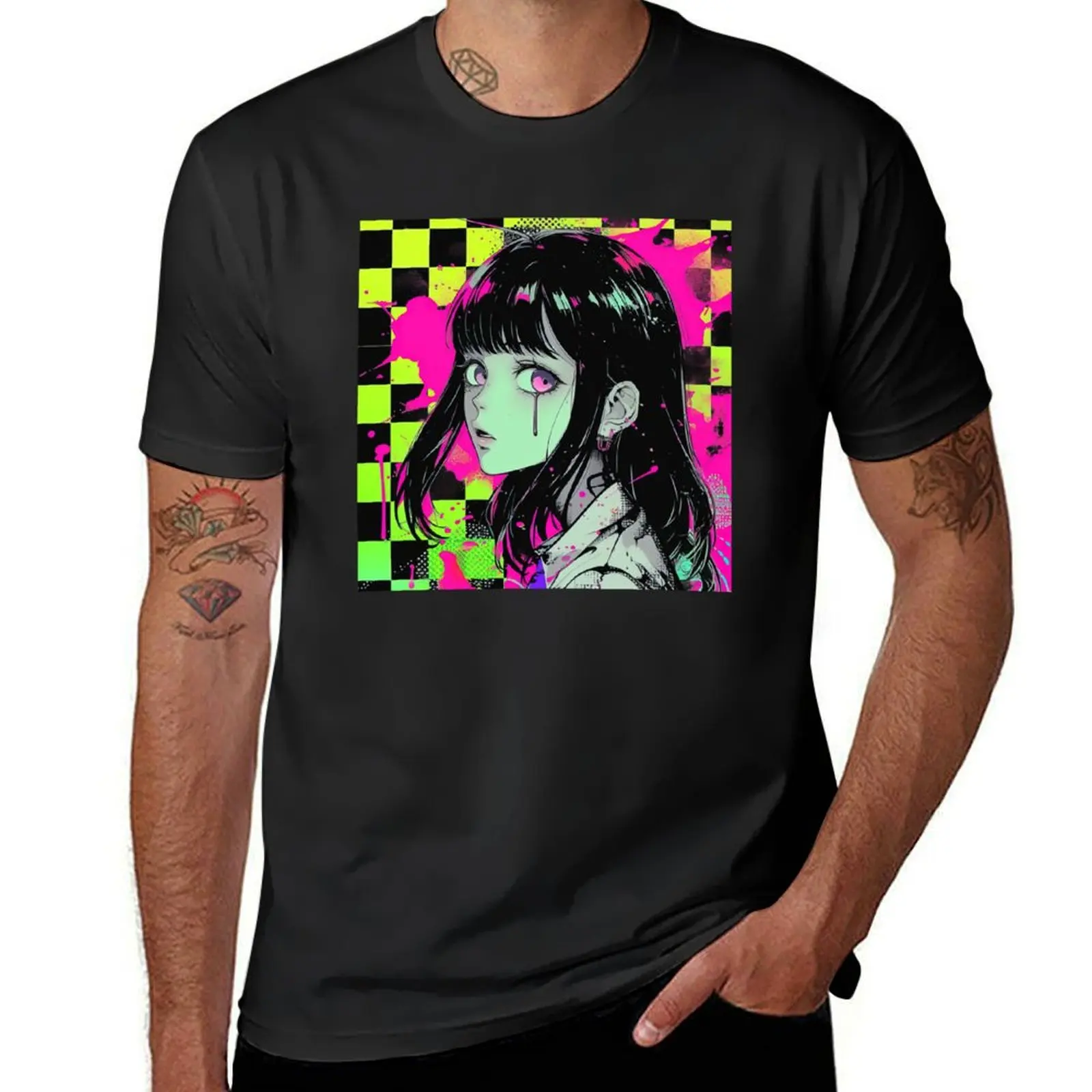 

Aesthetic Girl T-Shirt plus sizes blanks customizeds quick-drying mens tall t shirts