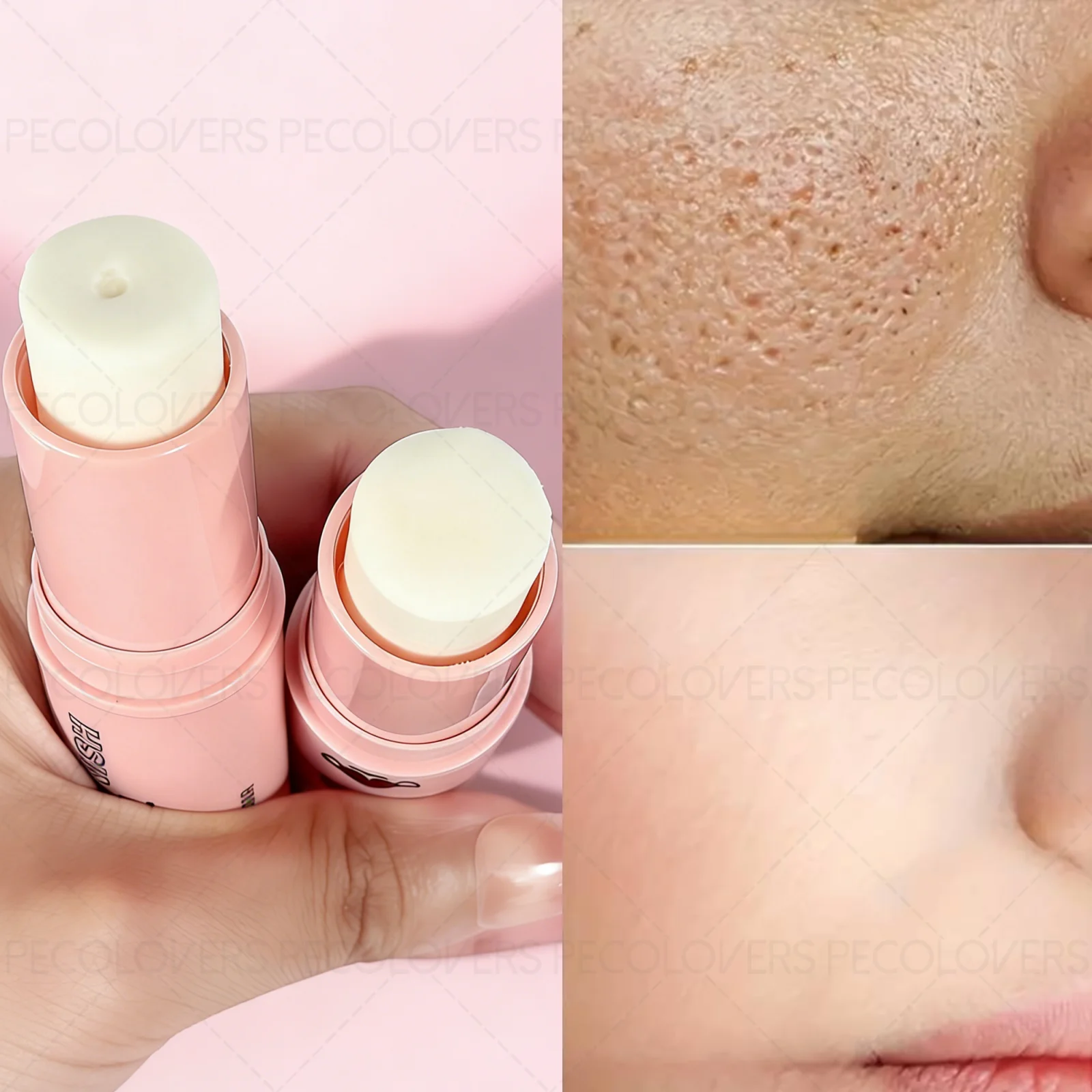 1PC Perfect Makeup Invisible Pore Base Stick - Soft Texture, Light and Non-greasy, Gentle, Hides Pores and Lemishes