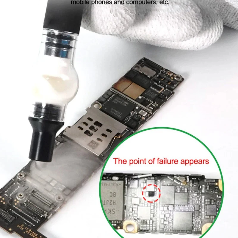 RL-069A/B الصنوبري البخاخة كاشف ماس كهربائى تدفق القلم ل PCB اللوحة إصلاح الهاتف البخاخ الصنوبري محول إصلاح أداة اليد #3