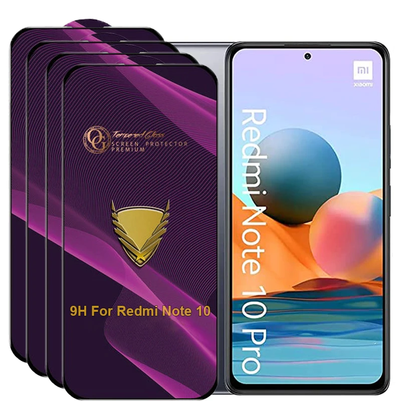 2-4PCS Luxury 9H Glass for Redmi Note 6 7 8 9 10 11 9T 10T 12 Pro Plus Max 4G 5G Anti Explosion Screen Protector Film for Redmi