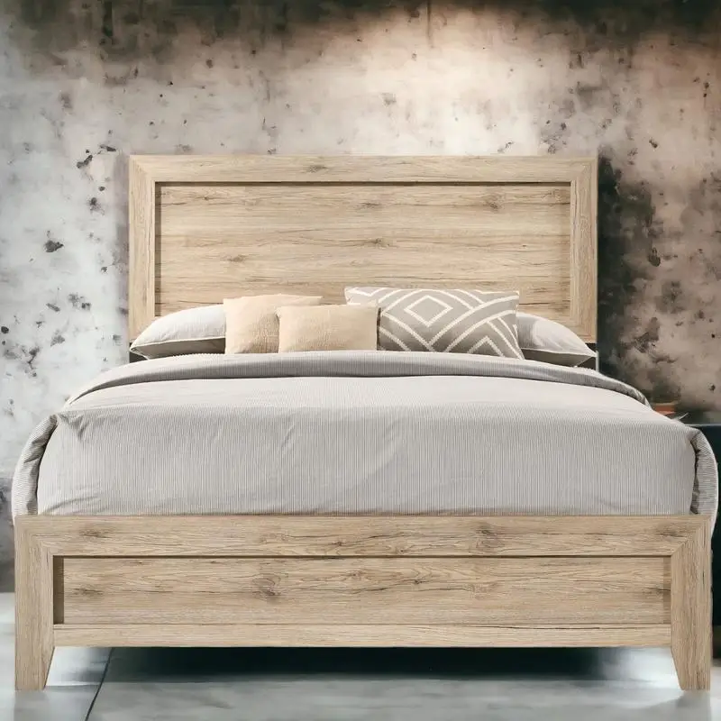 Natural Queen Bed Panel