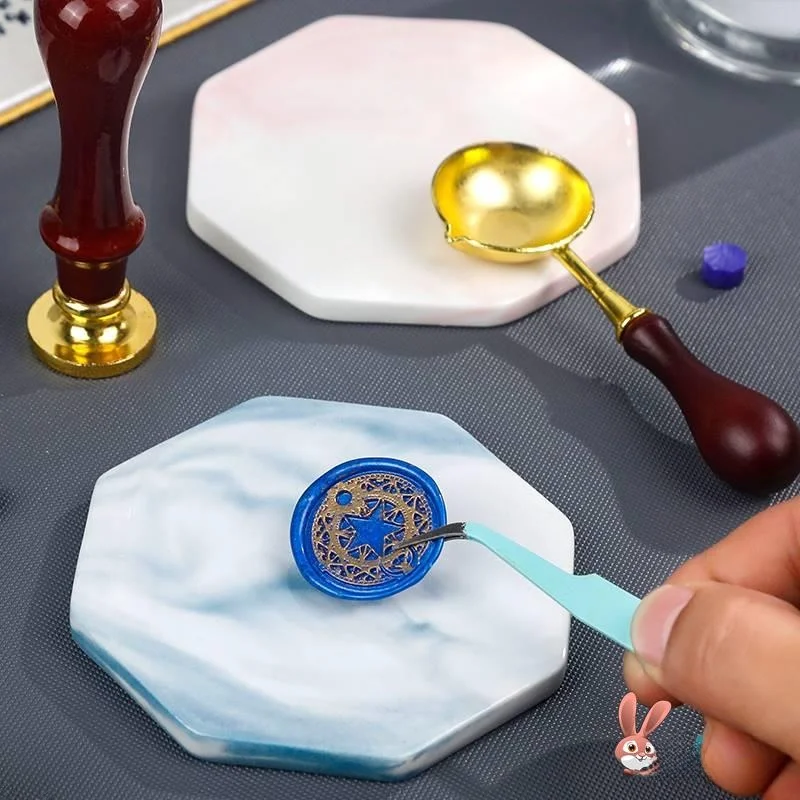 

Cerc Crystal Seal Stamp Wax Sealing Tool Pad Board Beginner Super Cheap Envelope Ser Invitation Postcard New