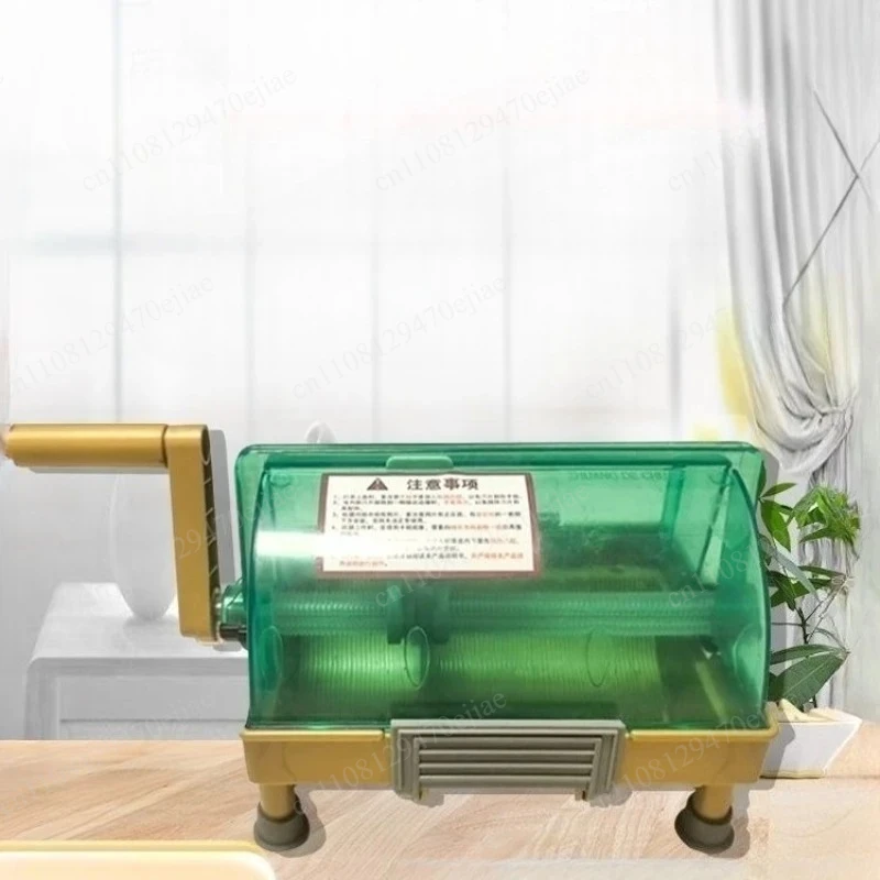 Multifunctional Hand Crank Vegetable Cutter, Compact Commercial Onion Chive Pepper Chopper Kitchen Tool