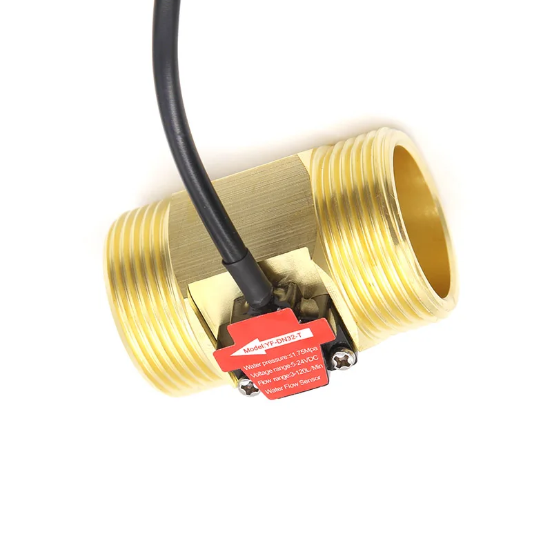 YF-DN32-T 3-120L/min iSentrol Hall Effect Flow Sensor Water BSP G1 1/4\