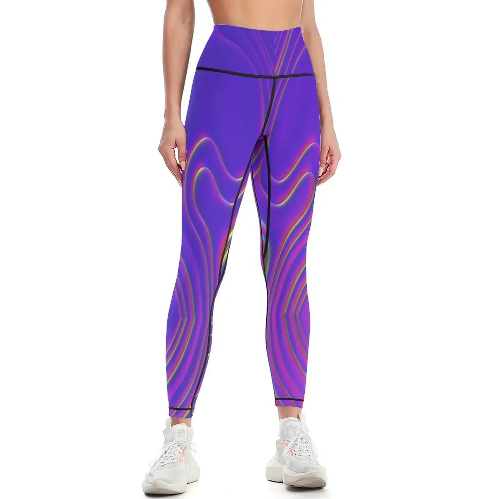 HD “Transverse Line” (1923) by Wassily Kandinsky Leggings Sports pants woman workout clothes for sports for gym Womens Leggings