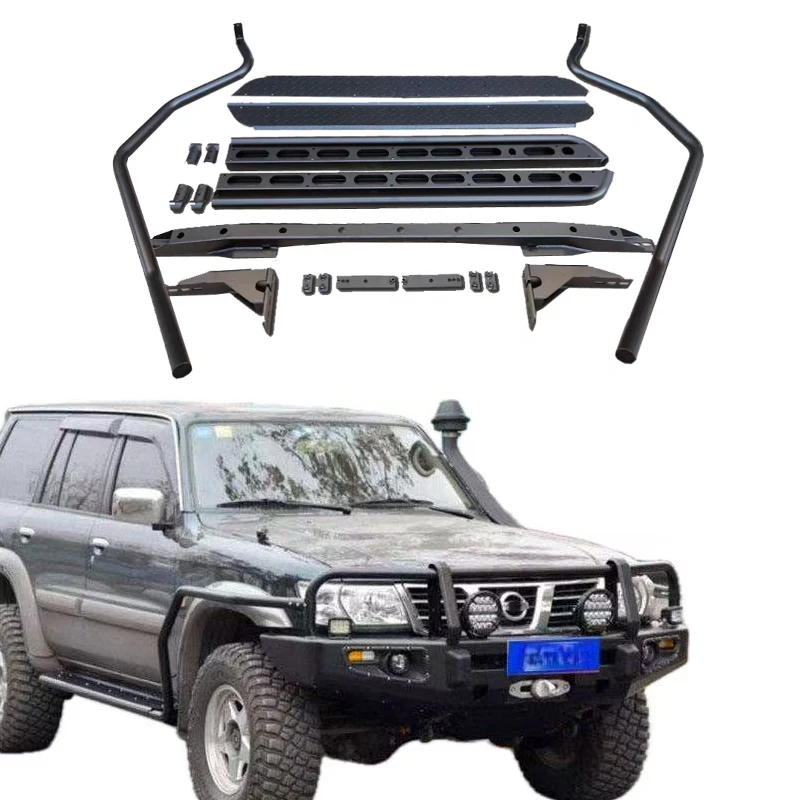 

Автозапчасти Другие внешние аксессуары Боковые ступеньки подножки подходят для NISSAN PATROL Y61