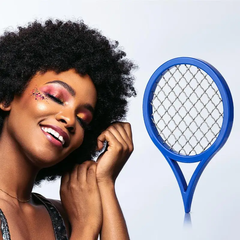 /YOV/Barber Mesh Brush Professional Hair Twist Brush Afro Curl Coil Wave Styling Tool For Lush Curly Hair Dreadlocks 1Pcs