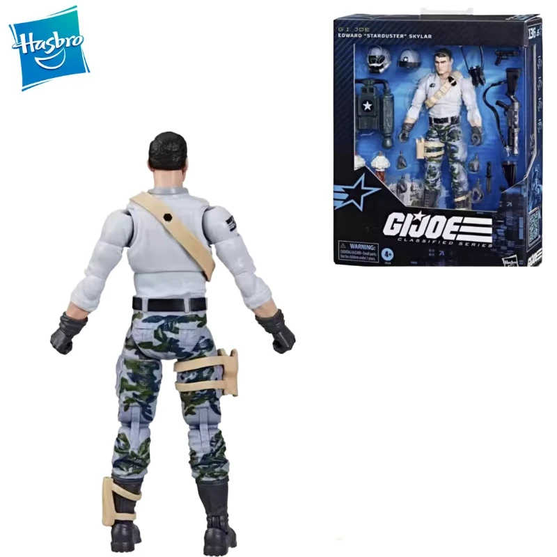 

New Original Hasbro G.I. Joe Classified Series 136 Edward Starduster Skylar Action Figure Model Toys Gift