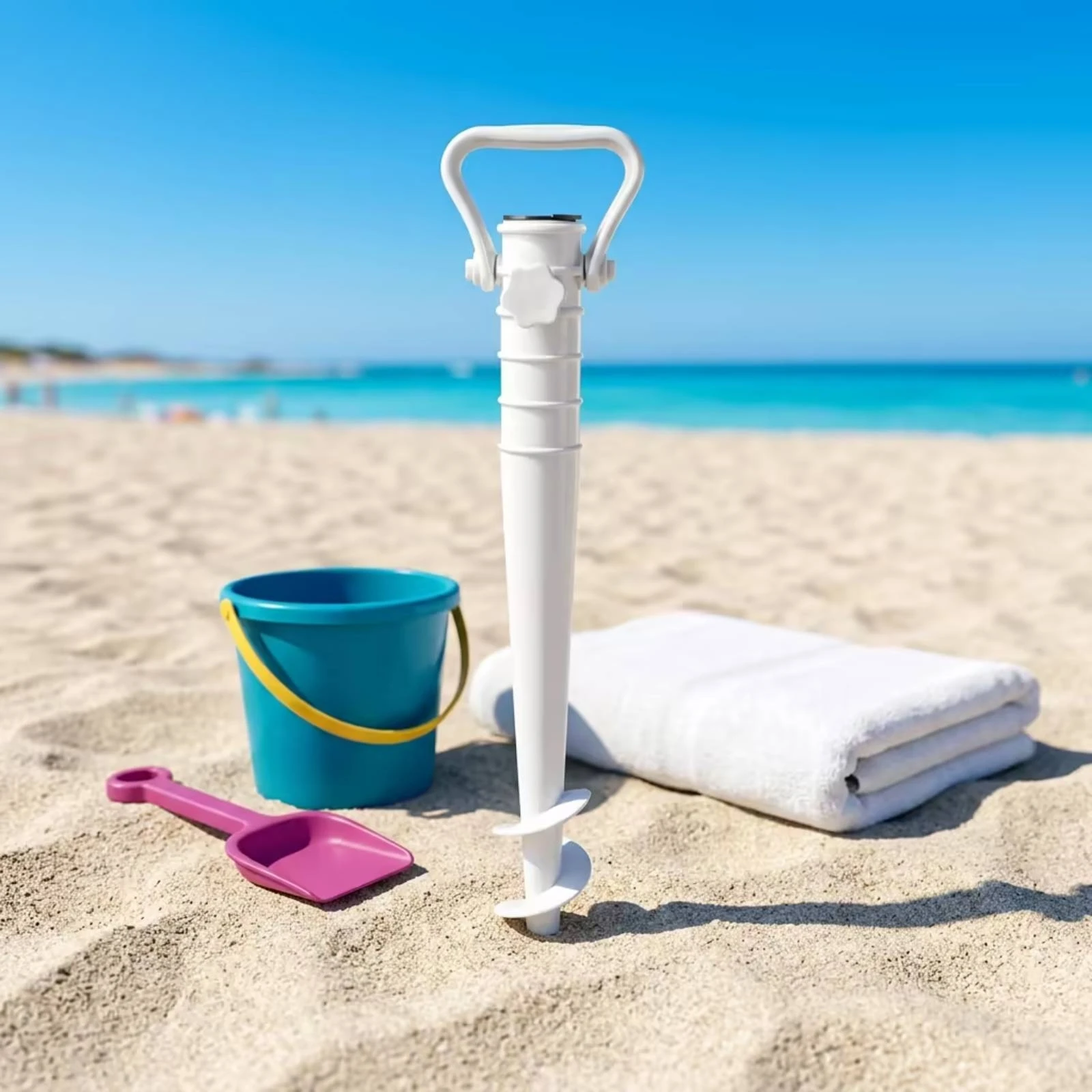 Beach Umbrella Anchor Lightweight Umbrella Sand Anchor Universal Sturdy for Beachgoers, Camping, Picnics