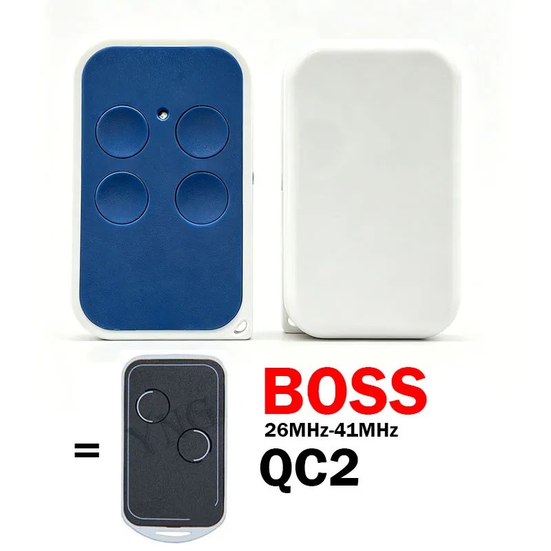 For Clone BOSS QC2 Garage Door Remote Control 26MHz-41MHz Fixed Code Electric Gate Opener / Gate Remote Control