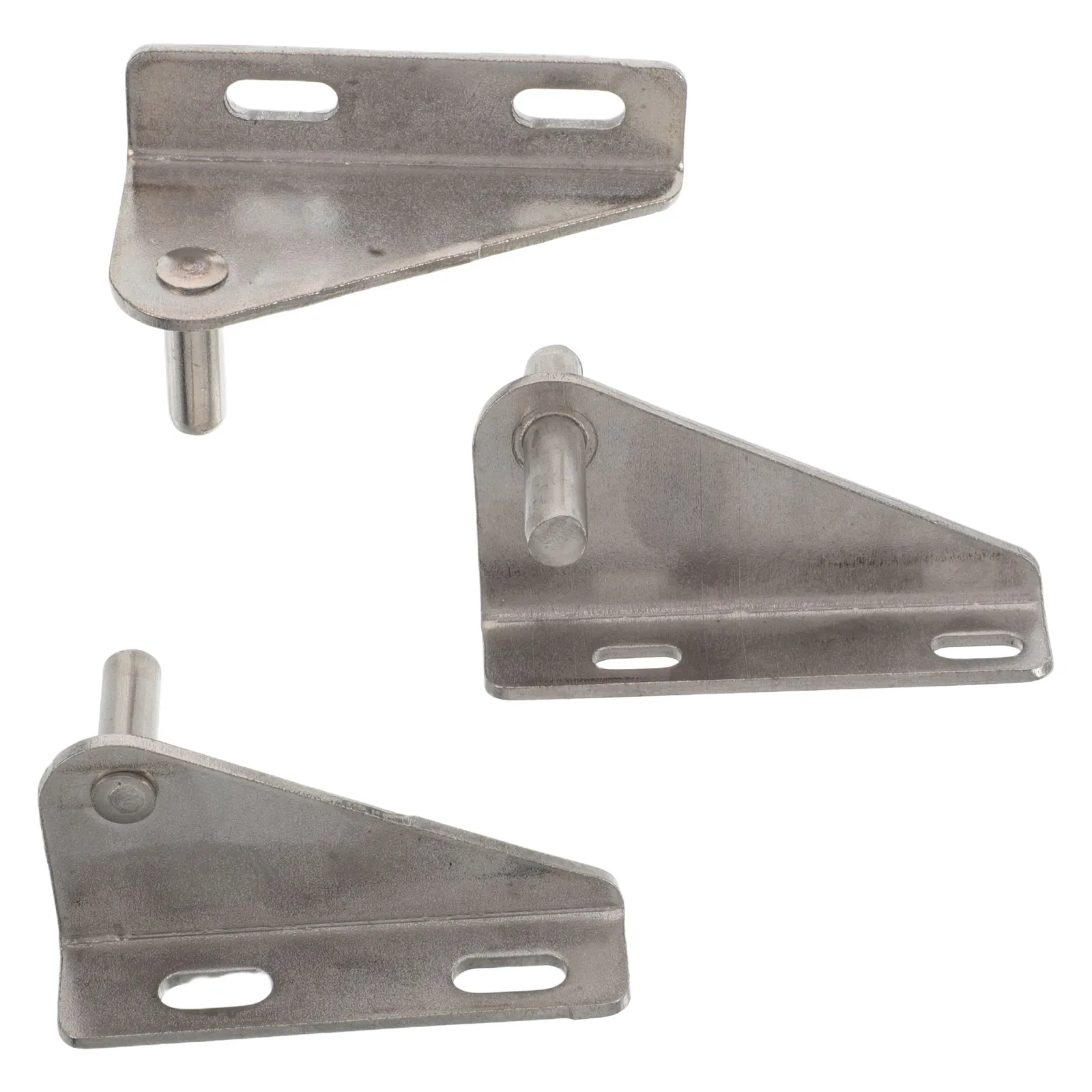 

3Pcs Stainless Steel Freezer Door Hinge Heavy Duty Bearing Design Smooth Opening Suitable for Commercial Double Door