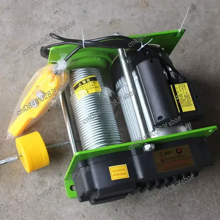 Wire Rope Electric Hoist 220V Micro Electric Winch 400 - 1000KG  30 - 100m