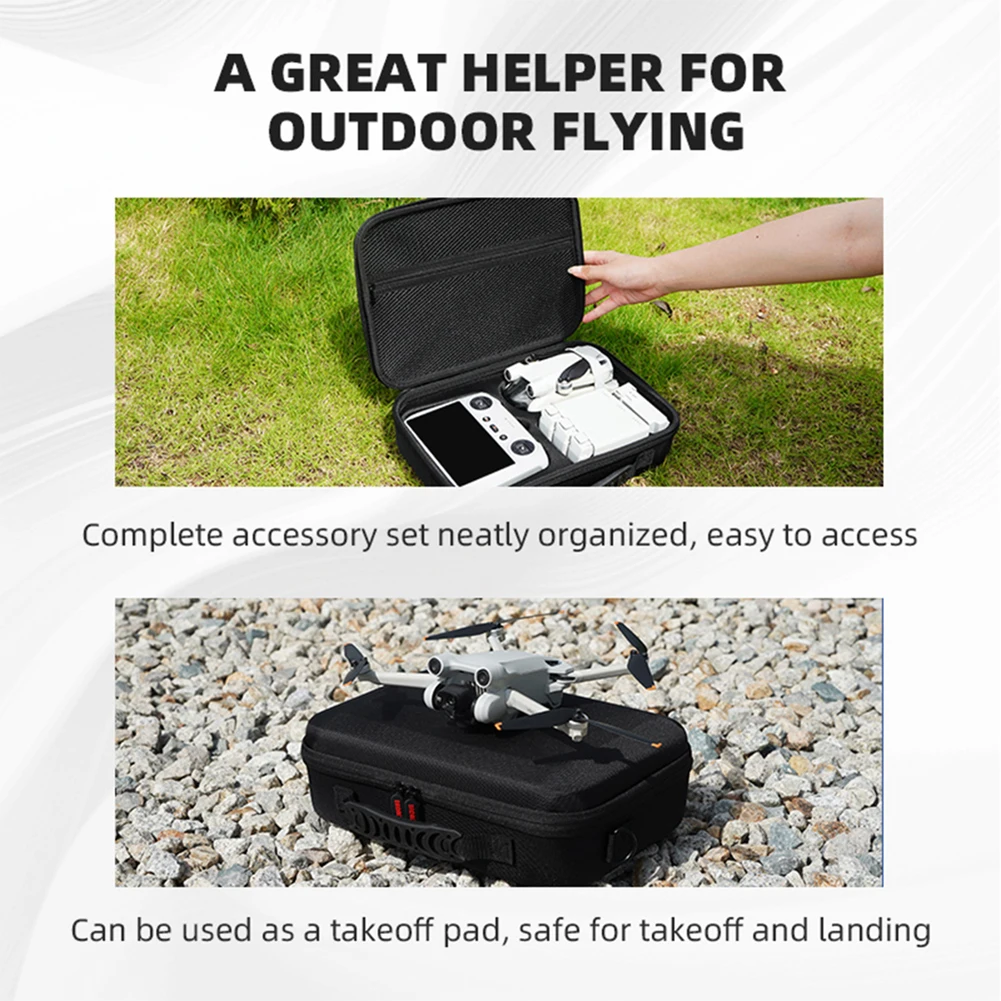 Portable Hard Carrying Case Anti Scratch Shoulder Bag Handbag Drone Sotrage Bag for DJI Mini 3 Pro/Mini 4 Pro Drone Accessories