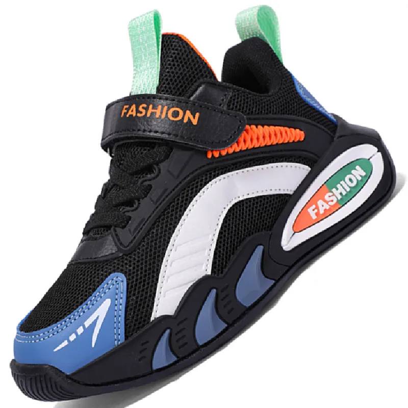 2026 Autumn New Kids Running Shoes Boys Fashion Leather Casual Walking Sneakers Children Breathable Comfort Sport Shoes Outdoor