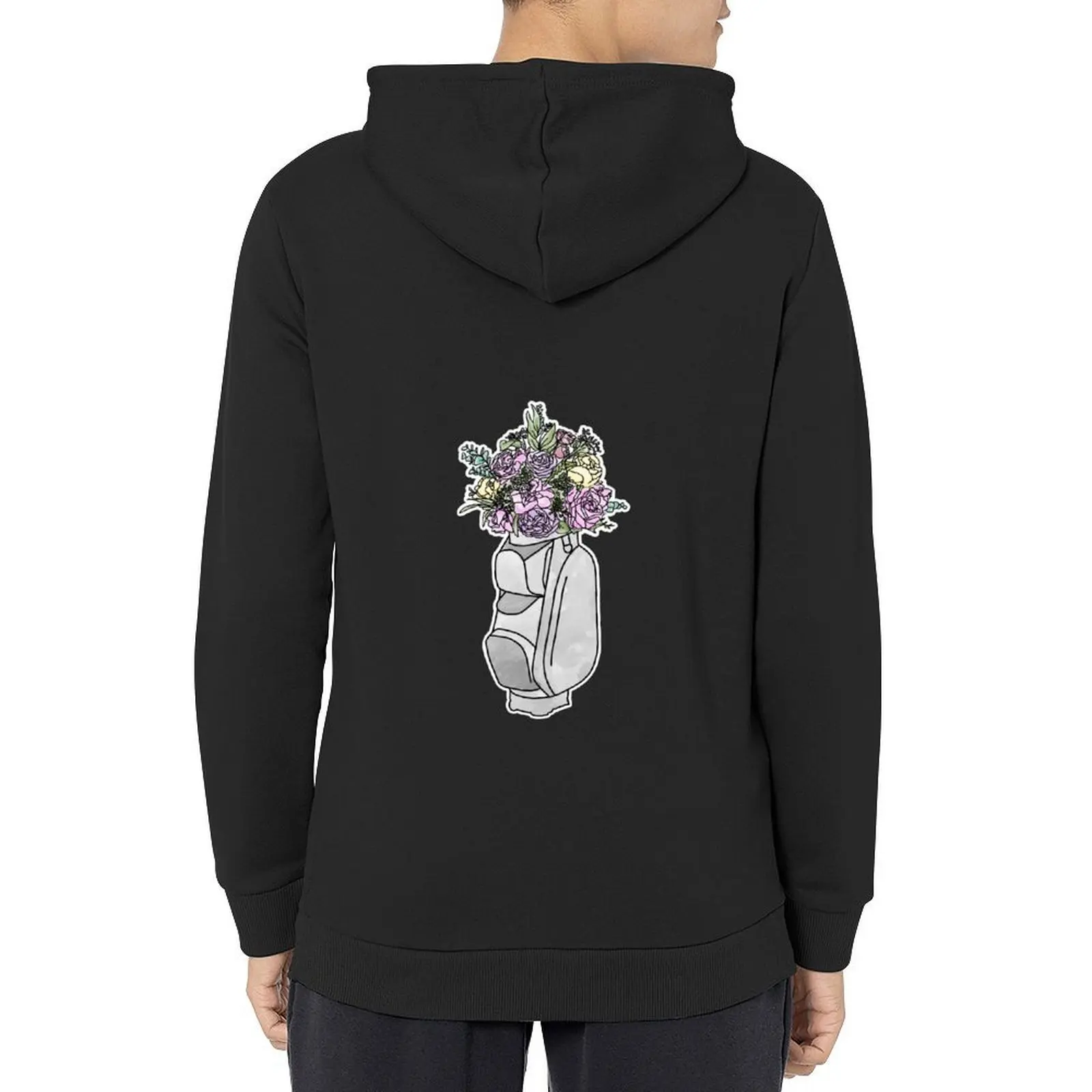 

Golf bag with flowers Hoodie aesthetic clothing clothes for men anime clothing korean style clothes big size hoodie
