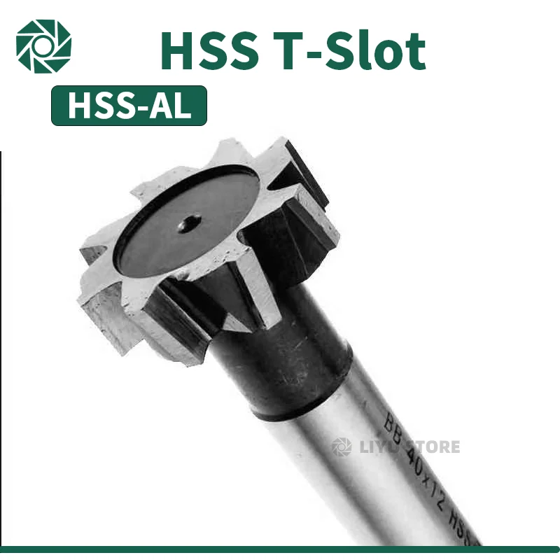 T Slot Milling Cutter For Metal HSS Woodruff Key Seat Router Bit Thickness 1-12mm Diameter 8-50mm