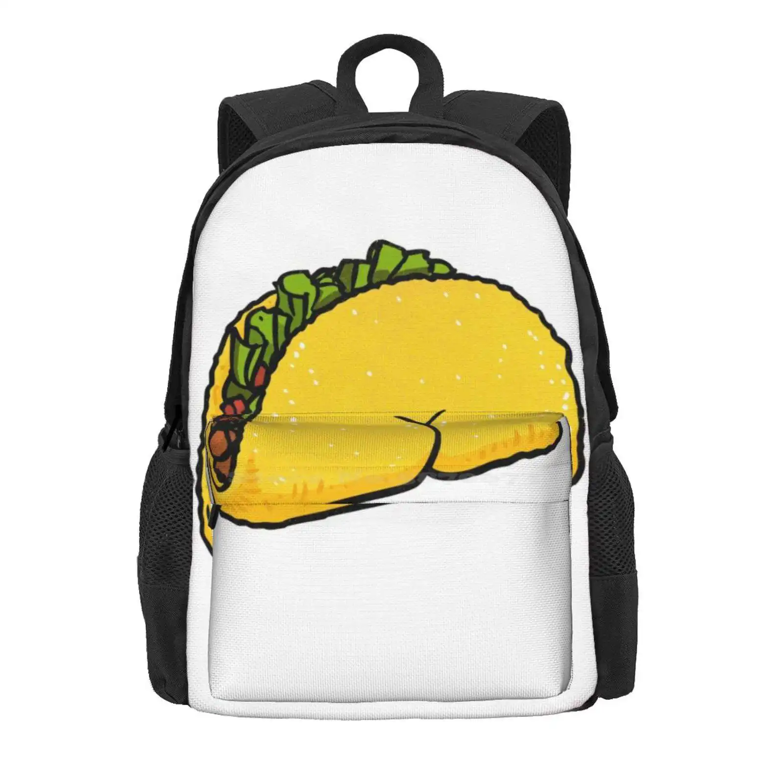 Taco Butt Hot Sale Schoolbag Backpack Fashion Bags Taco Mexico Mexican Texas Texmex Brian Cook Food Funny Wtf Buttsonthings