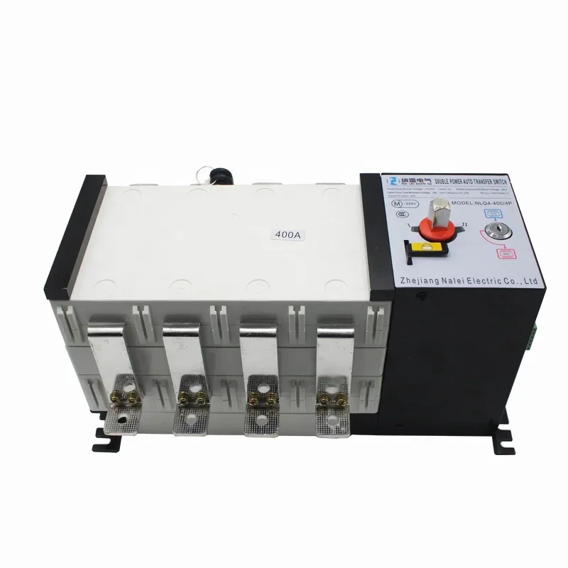 4P 350A 320A 280A 400V Dual power automatic switching switch  ATSE 400 amp automatic transfer switch