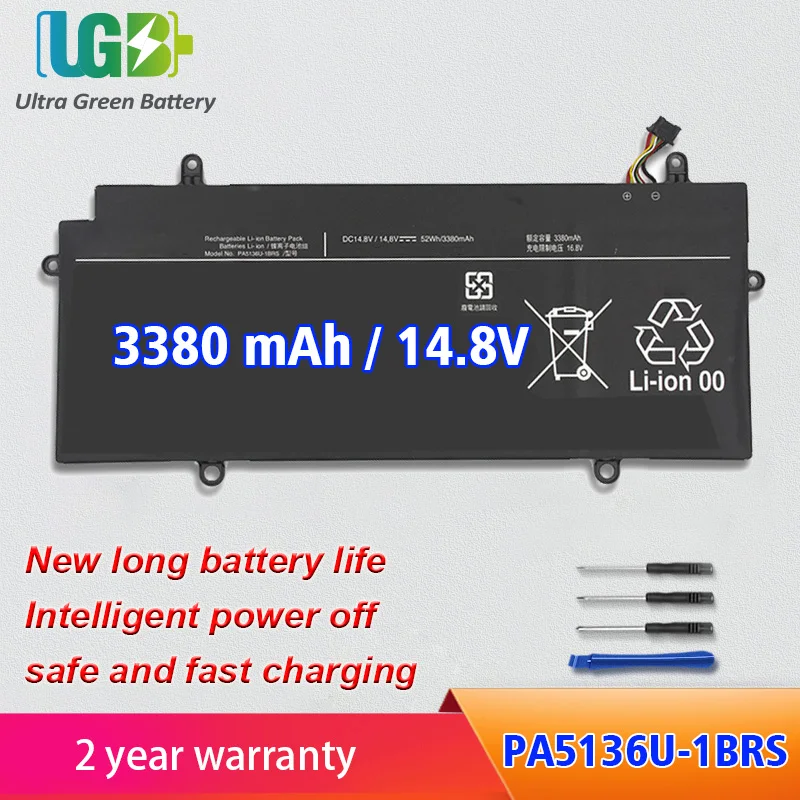 

UGB New PA5136U-1BRS Battery For Toshiba Portege Z30 Z30-A Z30-AK04S Z30-A1301 Z30-B K10M Z30-C PA5136U