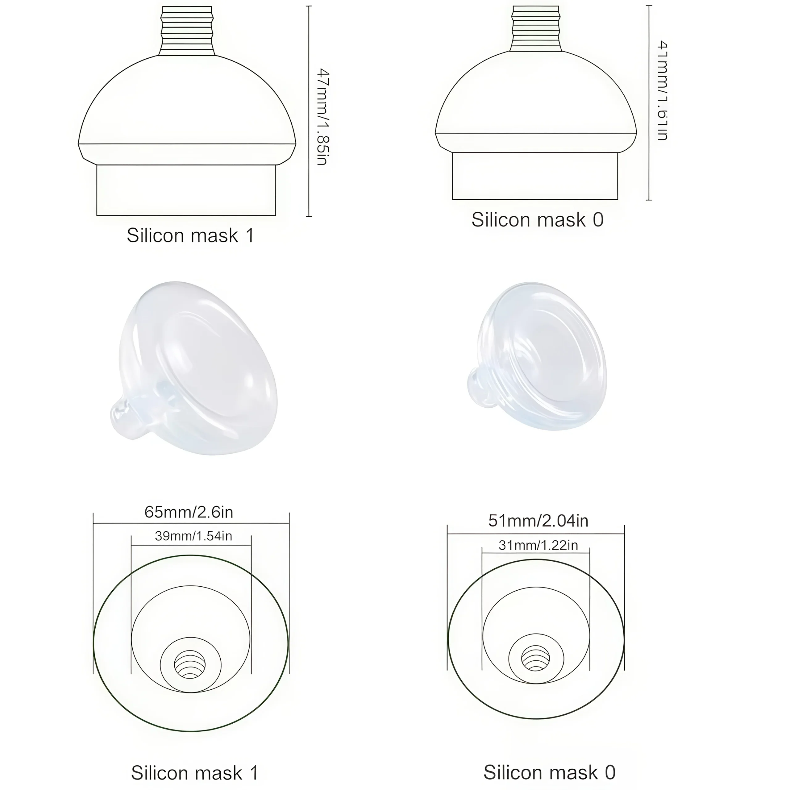 Katzen- und Hunde-Inhalator, Geeignet für die Meisten Haustiere, Ausgestattet mit (S) und (M) Gesichtsmasken, Ideal für Atemwegspflege zu Hause – Detail 3