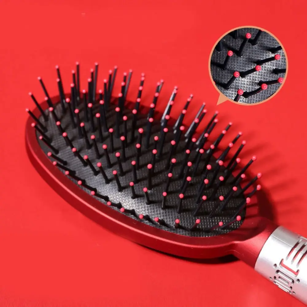 

Detangling Round Brush Hair Comb Portable Anti-static Hairstyle Massager Arc Structure High Temperature Resistant