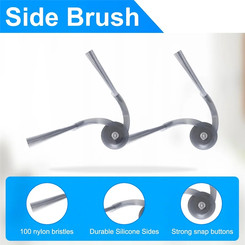 FZFZ ل Roborock Saros 10R جهاز آلي لتنظيف الأتربة استبدال الملحقات عدة فرشاة جانبية رئيسية مرشحات HEPA ممسحة القماش أكياس الغبار