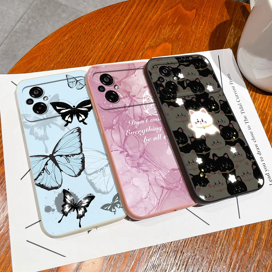 For Xiaomi Poco M5 M5S Case New Design Phone Cover For Poco M 5 PocoM5S Full Protection Fundas Liquid Silicone Soft Back Cover